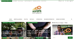 Desktop Screenshot of despiertaantioquia.com