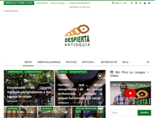 Tablet Screenshot of despiertaantioquia.com